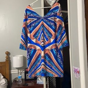 Pink Owl Above Knee Dress